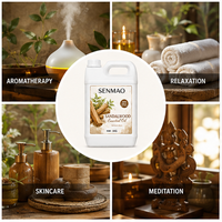 Huile essentielle de bois de santal de qualité supérieure ; apaise, détend et nourrit la peau, convient à la diffusion aromathérapeutique et aux soins de la peau.