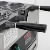 Gaufrier Électrique Professionnel Intelligent Numérique Antiadhésif en Acier Inoxydable 2000W, Style Japonais, Réversible et Fin