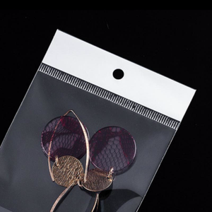 Sacs d'Emballage en Plastique Cellophane Transparent Auto-Adhésifs <span class=keywords><strong>avec</strong></span> Trou de Suspension, Sachets OPP Transparents pour Emballage - Meilleures Ventes - Product Image 3