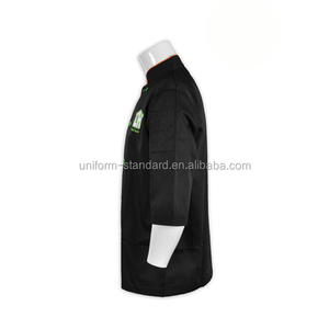 Certificat <span class=keywords><strong>FAMA</strong></span> usine iron chef veste vêtements de chef canada double boutonnage manteau de chef - Product Image 4