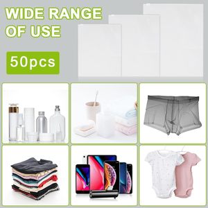Bolsas con Cierre Personalizadas de PVC/PE Mate Esmerilado de 120 Micras de Grosor, Ecológicas, Reciclables, con Logotipo Personalizado para Calcetines, Zapatos y Ropa - Product Image 3