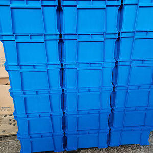 JSD Heavy Duty Plastic Crates Stack Storage Plastic Tote Box Heavy Duty Strong Logistic Container Top Quality Moving Crates