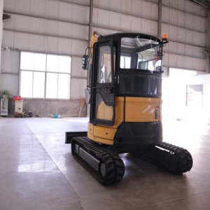Mini-excavatrice sur chenilles de 4 tonnes avec moteur diesel et composants Hengli, garantie 1 an, excavatrice compacte pour travaux lourds - Product Image 5