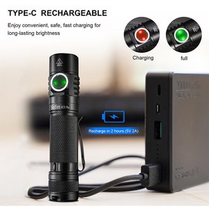 Haute qualité SC31Pro <span class=keywords><strong>rampe</strong></span> en continu 2000LM Anduril 2.0 UI 5000K SST40 <span class=keywords><strong>LED</strong></span> torche Rechargeable EDC lampe de poche - Product Image 3