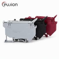 PUJION 6.3A Gris, Bloc de bornes fusible DIN C45 à vis, pour rail, connecteur de câblage plastique pour éclairage LED, outils