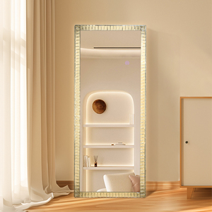 Chất lượng cao pha lê sàn gương đầy đủ chiều dài kích thước lớn phòng ngủ thường vụ gương lớn tường gương để bán - Product Image 6