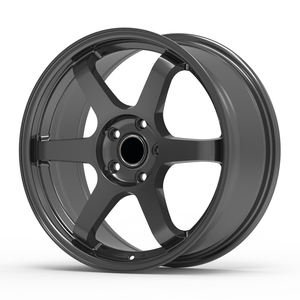 Jantes forgées 5x114.3 5x120 5x112 en alliage d'aluminium 18 19 20 21 pouces, concaves profondes, finition <span class=keywords><strong>noir</strong></span> argent, pour voiture de tourisme - Product Image 5