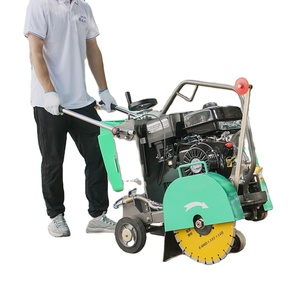 Coupe-creux à béton portatif, moteur diesel, machine à découper le béton à essence 15HP, coupe-route en acier - Product Image 1