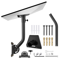 Vente en gros 180 °   Kit de montage sur toit en acier au carbone courbé, rotatif et réglable, pour Starlink Gen 3, en stock, personnalisable