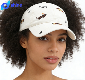 Gorra de Béisbol Unisex de Primavera/Otoño, Lavada, con Bordado de Animales Adorables, para Viajes al Aire Libre, Vacaciones y Protección Solar - Product Image 1
