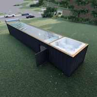 Fertiger Fiberglas-Spa-Pool im Freien Großer Inground-Pool für Kinder Verkauf auf Haus Readymade