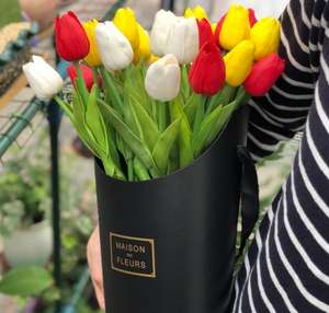 不同颜色的薯条盒形纸花拥抱桶有现货 - Product Image 3