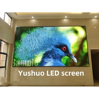 Écran LED SMD couleur pleine HD à petit pas Yushuo P1.56 pour mur vidéo, luminosité 600 cd, garantie 2 ans, usage intérieur, 3840 Hz