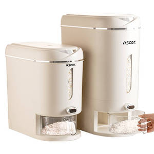 Ascor <b>Rice</b> Storage <b>Container</b> 20 Catties Insect Proof Sealed Food Grade Cylinder Shape - Product Image 4