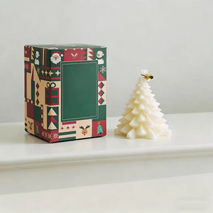 Juego de Velas Aromáticas de Cera de Soja con Forma de Árbol de Navidad, Velas Perfumadas de Cera de Abeja para Decoración del Hogar y Bodas - Product Image 5