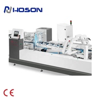ZH-1000BFT-HS Automatique Haute Vitesse Boîte Plieuse Collage Colle Froide Plieuse Colleuse Machine