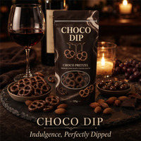 Sachet personnalisé pour chocolats avec fenêtre ovale, refermable, à fermeture éclair, à fond plat, pour emballage alimentaire de chocolats, bretzels, amandes et raisins secs