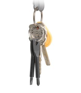 Destornillador de Bolsillo Multifunción Portátil para Exteriores, Llavero con Destornillador Cruzado, Herramienta de Reparación Manual, Llavero EDC - Product Image 6