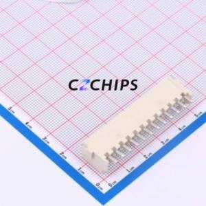 HCZZ0590-12 Wire-to-Board Pin Header SMD,P=3.96mm,Horizontal Mount Connector 1x12P 3.96mm Horizontal Mount VH - Product Image 2