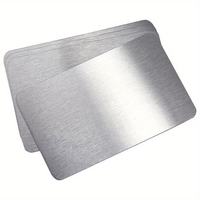 Cartes de visite et étiquettes personnalisables en métal moderne, gravure laser, acier inoxydable 304 brossé, nouveauté chinoise, best-seller