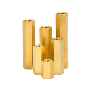 C3604 Hpb58-3 H58 Brass Nickel Plated Hex <b>Standoff</b> Fully Threaded Isolation Spacer Circuit Board Support Stud for Mainboard M2 - Product Image 3