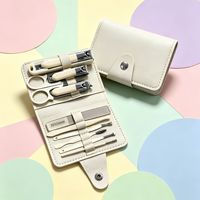 Ensemble de 10 coupe-ongles en acier inoxydable, kit de manucure et pédicure portable, outils de soin des ongles des doigts et des orteils, pour hôtel, voyage, cadeau, maison