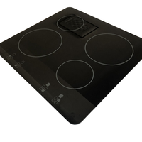 Plaque de cuisson à induction en céramique trempée 4 brûleurs pour cuisine et usage extérieur Taille personnalisée