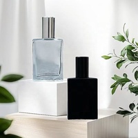 Bouteille de parfum en verre parfum plat vente chaude vide 15ml avec pulvérisateur diffuseur de roseau cosmétique