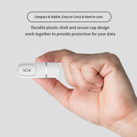 Clé USB en plastique en forme de capsule, prix de gros, logo personnalisé, mini clé USB 4 Go-256 Go USB 2.0/3.0, nouveau cadeau d'affaires, garantie 1 an, modèle