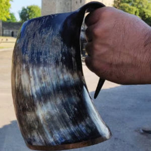 Cuerno para beber de la mejor calidad, cuerno para beber personalizado al por mayor, cuerno para beber hecho a mano con soporte al mejor precio para venta al por mayor - Product Image 1