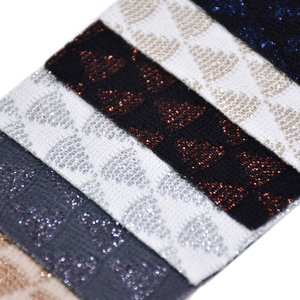 Bán buôn rắn bền nhiều màu hình học PU long lanh vải cho cao gót/Giày thường trang trí nguyên liệu - Product Image 4