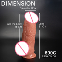 Juguete Sexual Personalizable para Adultos, Dildo Suave y Realista, Juguete Sexual, Pene Artificial Grande Similar al Pene Femenino, Productos para Adultos