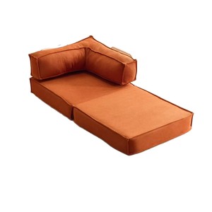 Fabric Sofa <b>Bed</b> Corduroy Material Removable Washable <b>Folding</b> Sofa For Living Room Small Apartment Rental - Product Image 5