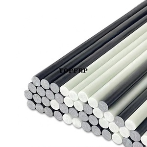 Glass Fiber Reinforced <b>Plastic</b> High Voltage Resistant Solid Fiberglass Electronic Fence Insulation <b>Rod</b> - Product Image 1
