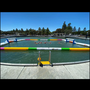 Equipo de cancha de Cancha de portería de fútbol y <span class=keywords><strong>Polo</strong></span> Acuático de playa inflable personalizado para deportes acuáticos divertidos - Product Image 6
