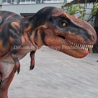 Costume ou tenue de dinosaure animatronique grandeur nature fait main pour la vente ou les défilés de dinosaures en marche dans les parcs à thème