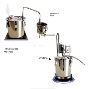 Haute qualité 304 acier inoxydable petit distillateur domestique pour Brandy lavande huile essentielle traitement du vin machines <span class=keywords><strong>de</strong></span> brassage - Product Image 3