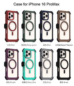 <span class=keywords><strong>Cover</strong></span> Posteriore Antiurto 3 in 1 per <span class=keywords><strong>iPhone</strong></span> 16 14 13 12 <span class=keywords><strong>11</strong></span>, Custodia Protettiva a 360° con Clip da Cintura per Serie Samsung S24 S25 - Product Image 6