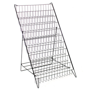 Présentoir de magazines en fil métallique à 10 niveaux pour librairies - Product Image 3