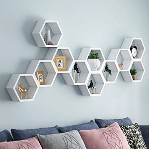 Venta al por mayor de fábrica Estantes de madera Gabinete de pared montado en almacenamiento de estilo moderno para <span class=keywords><strong>muebles</strong></span> para el hogar - Product Image 1