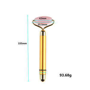 VIBRADOR ELÉCTRICO masajeador Facial 24K oro belleza energía <span class=keywords><strong>Bar</strong></span> Natural Jade piedra de <span class=keywords><strong>Bar</strong></span> de belleza para <span class=keywords><strong>la</strong></span> cara de elevación - Product Image 4