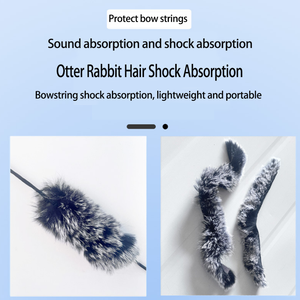 Par de Estabilizadores de Cuerda para <span class=keywords><strong>Arco</strong></span> <span class=keywords><strong>Recurvo</strong></span> y <span class=keywords><strong>Arco</strong></span> Tradicional, Equipo de Tiro con <span class=keywords><strong>Arco</strong></span> que Absorbe los Impactos - Product Image 3