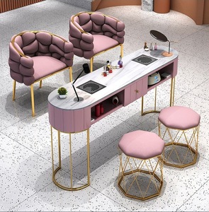 <span class=keywords><strong>Table</strong></span> de manucure professionnelle avec aspirateur intégré, poste de travail pour <span class=keywords><strong>salon</strong></span> de beauté - Product Image 4