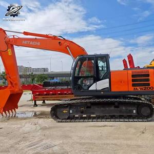 Excavadora de cadenas Hitachi200 usada, 20 toneladas, cucharón de 1m³, marca original japonesa, excavadora de construcción mediana, pocas horas, buen estado. - Product Image 5