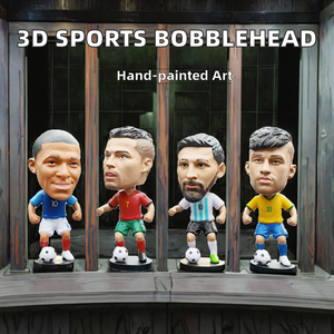 Chất lượng cao PVC 3D bobblehead búp bê tùy chỉnh OEM thể thao nhựa tượng bóng đá/bóng rổ/bóng đá Mô hình cầu thủ khuyến mãi - Product Image 2