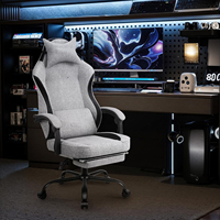 Offre Spéciale tissu Ddp prix gris zéro gravité Cyber adultes 360 pivotant café Sedia De Gaming chaise de jeu ergonomique à bascule en vente