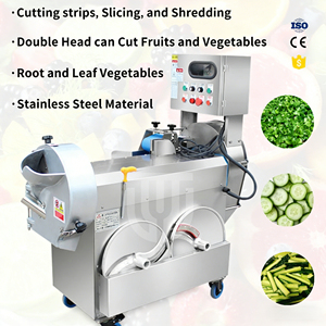 High Efficiency Stainless Steel Dual-Head <strong>Leafy</strong> Cabbage Root <strong>Vegetable</strong> Fruit Potato Greens Salad Dicer Slicer Shredder <strong>Cutter</strong> - Product Image 3