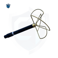 Antenne de drone étanche FPV 915 MHz 3 dBi de gain, impédance 50 ohms, en fibre de verre, à quatre pales, connexion -M, communication