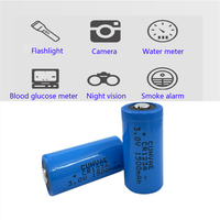 Batterie au lithium-manganèse CR123A 1500 mAh 12V 1P4S jetable pour télécommandes, jouets, toilettes intelligentes, douches, GPS, télémétrie