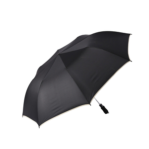 27 Inch Hot Style Men <strong>Extra</strong> <strong>Large</strong> Two Folding Umbrella Sunny <strong>Parasol</strong> 8 Bones Business Golf Umbrella in Stock - Product Image 2